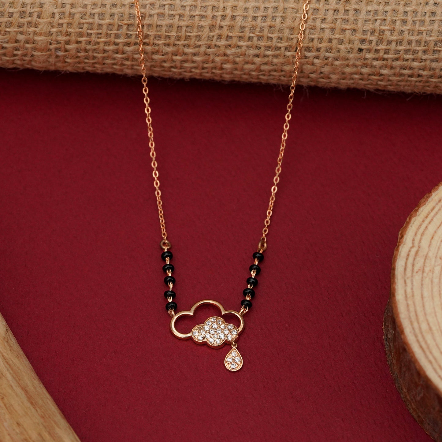 Rain Cloud 925 Silver Mangalsutra