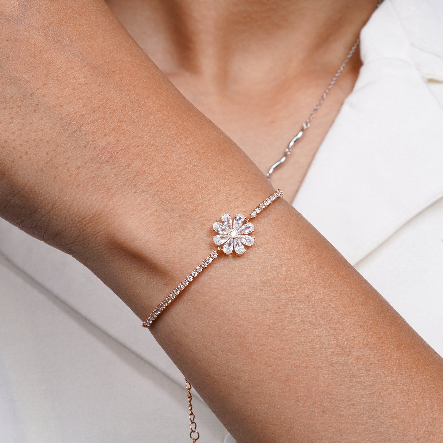 Blossom Shine CZ Bracelet