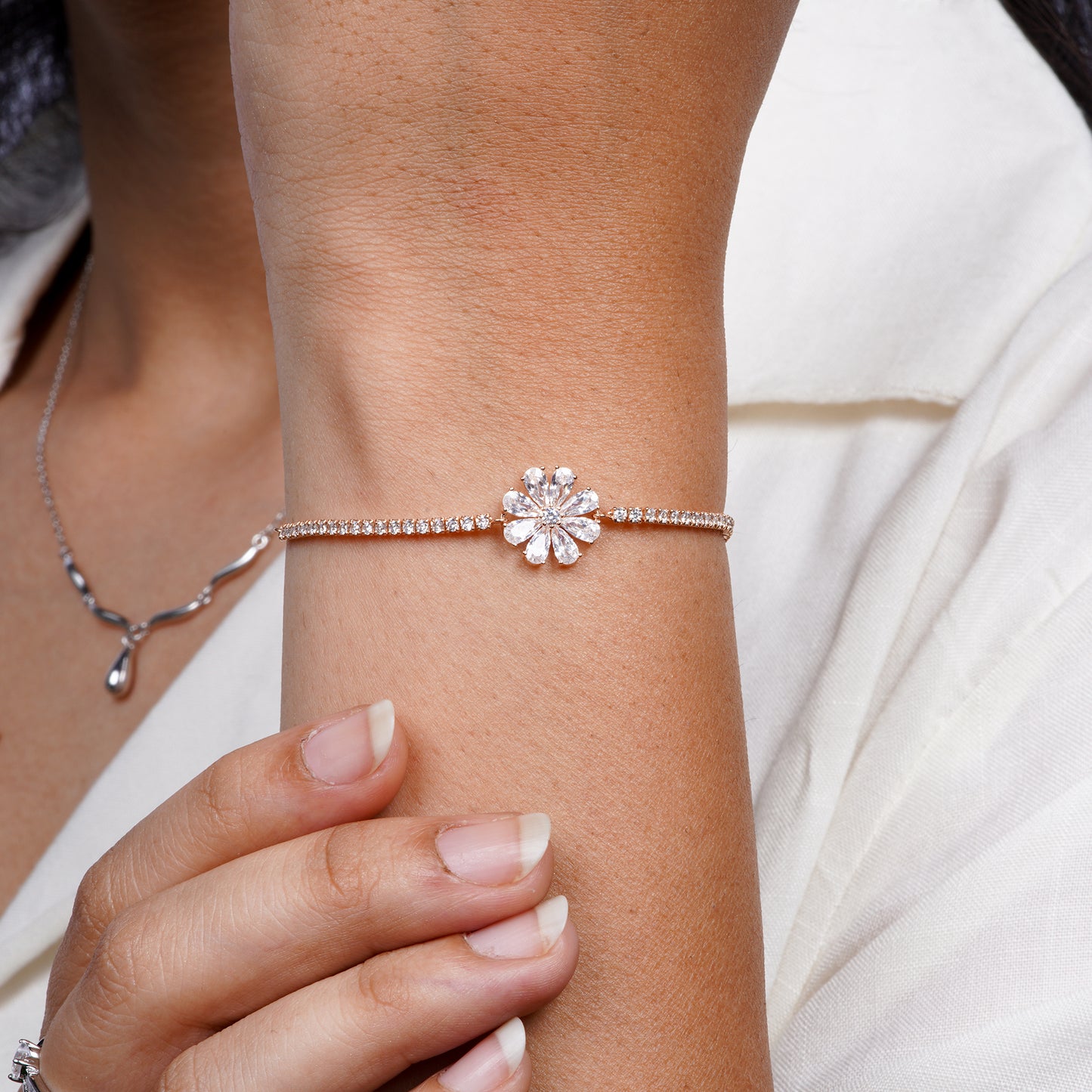 Blossom Shine CZ Bracelet