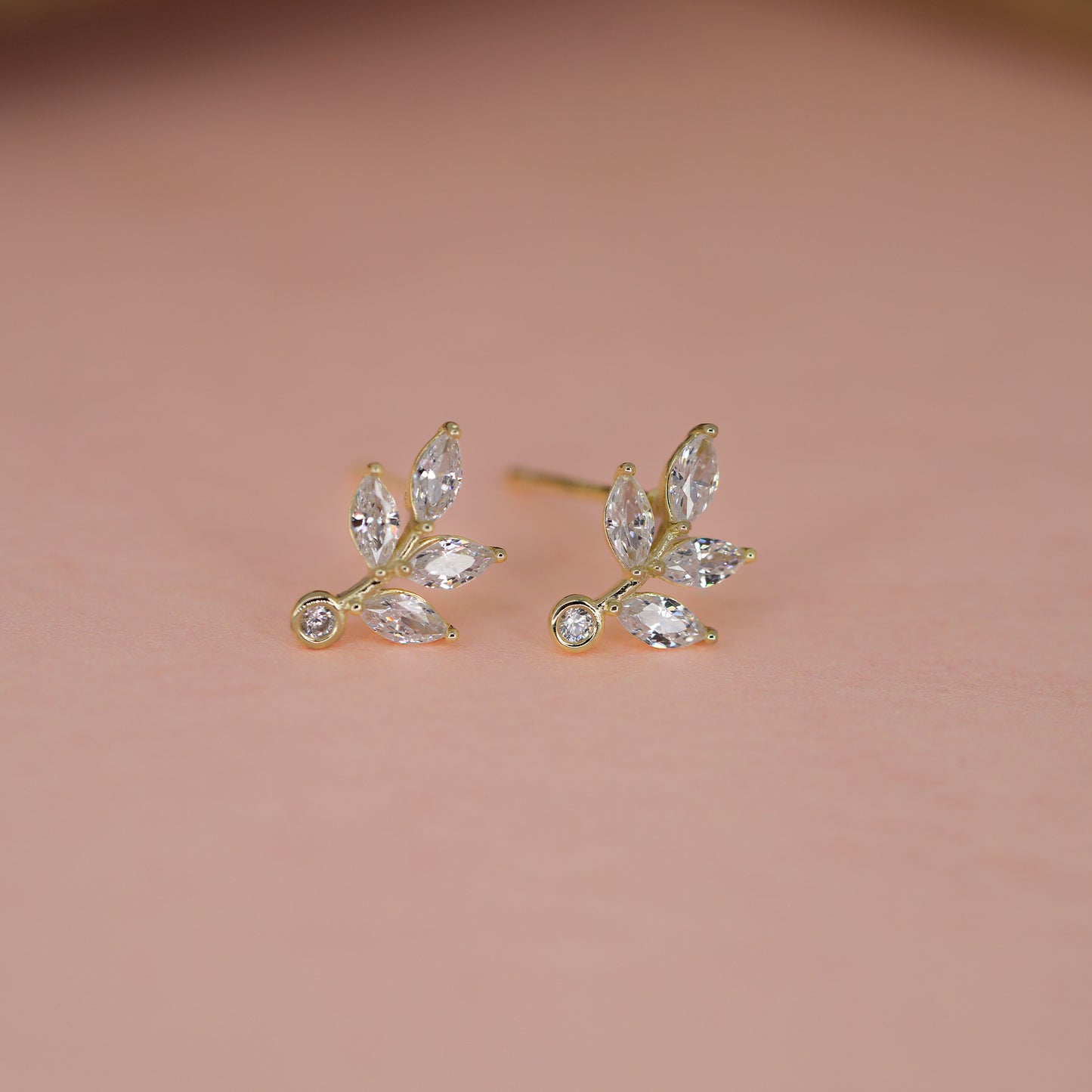 Crystal Bloom Elegance Stud Earrings