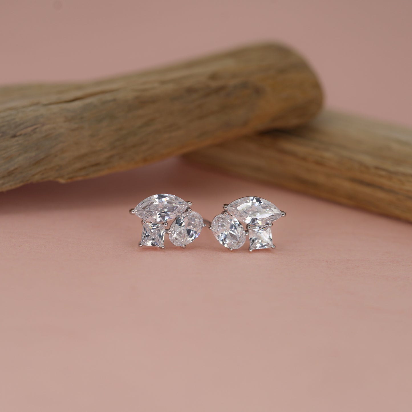Radiant Petal Cluster Studs