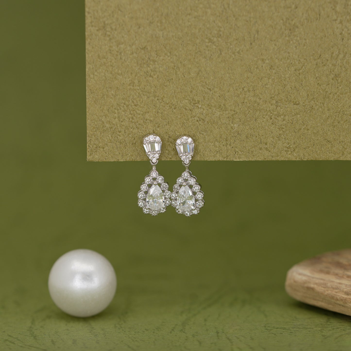 Royal Radiance Teardrop Dangler Earrings for women