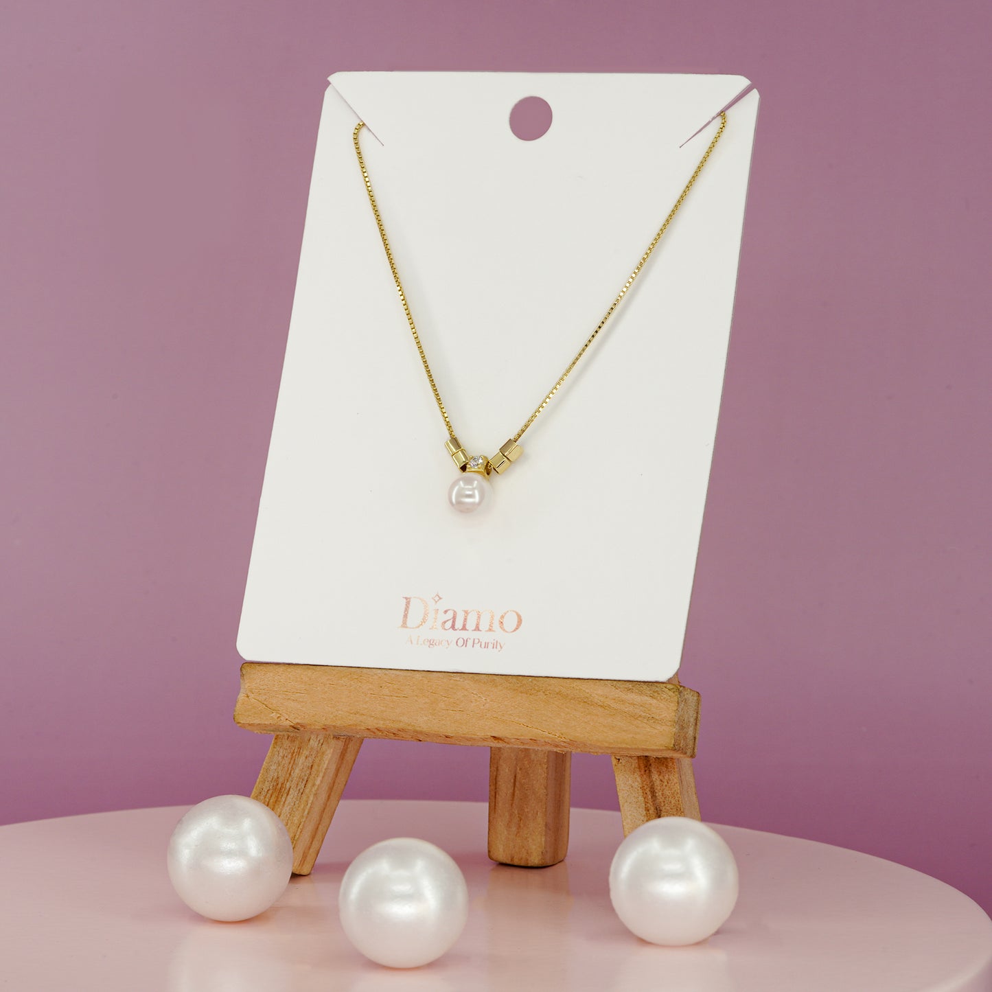 Graceful Pearl Drop Pendant Necklace