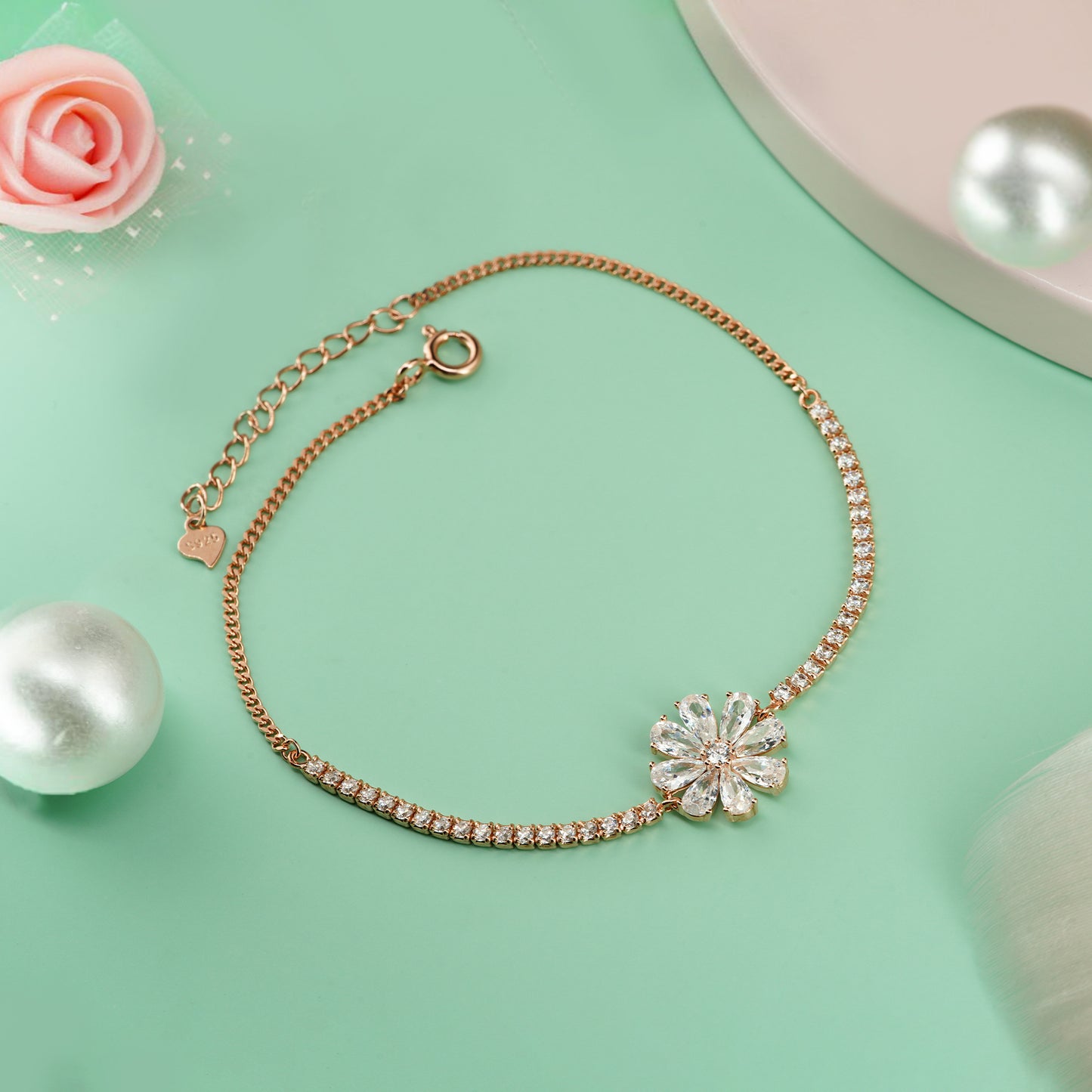 Blossom Shine CZ Bracelet