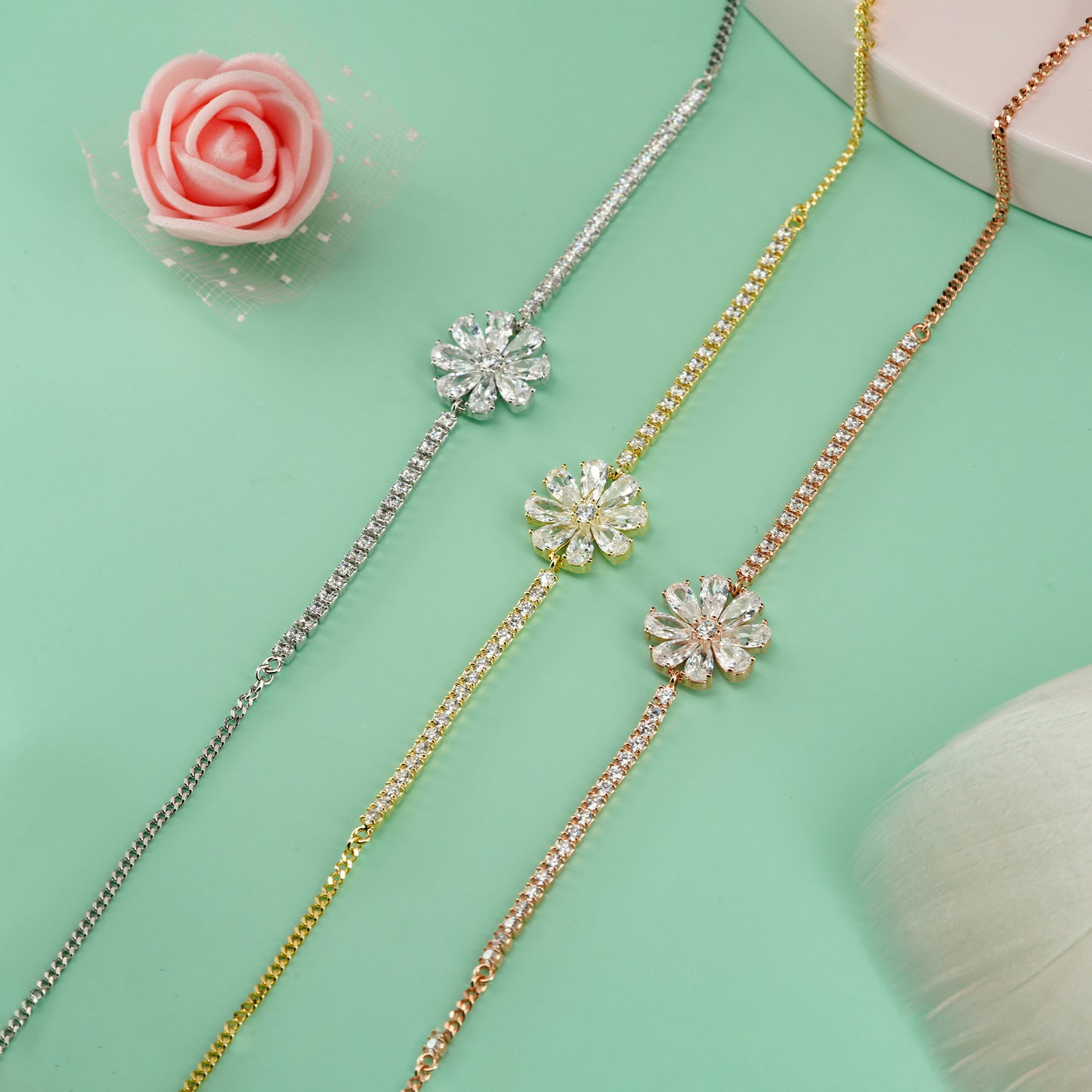 Blossom Shine CZ Bracelet