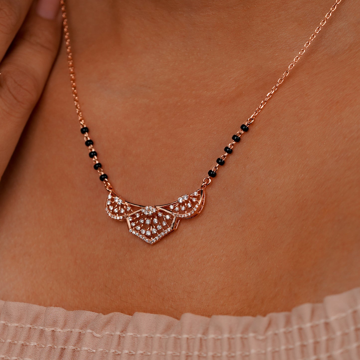 Royal Motif 925 Silver Mangalsutra