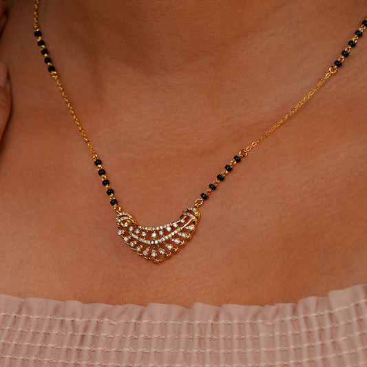 Golden Shine 925 Silver Mangalsutra