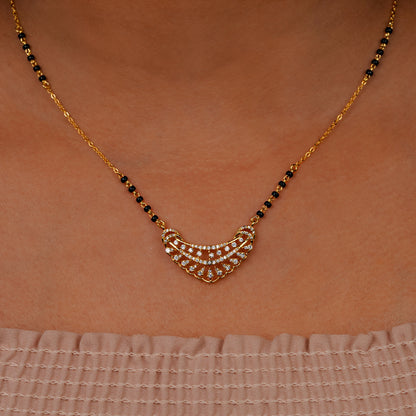 Golden Shine 925 Silver Mangalsutra