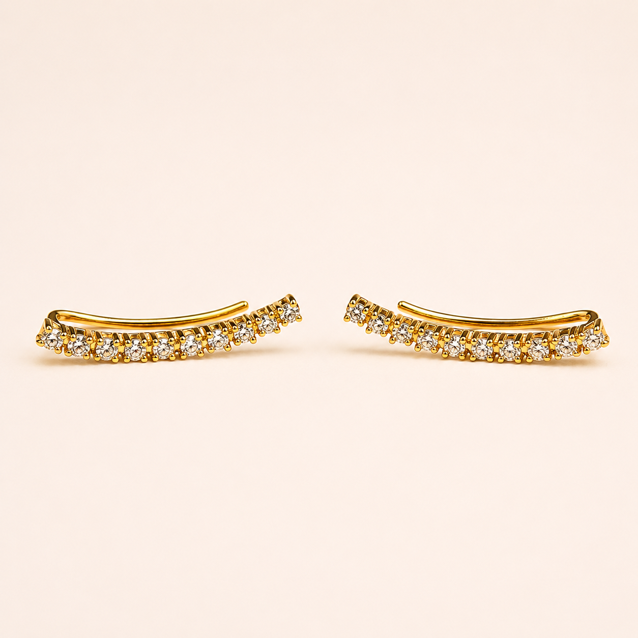 Crystal Line Ear Cuff