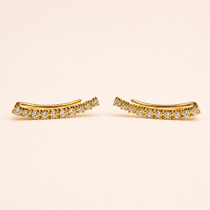 Crystal Line Ear Cuff