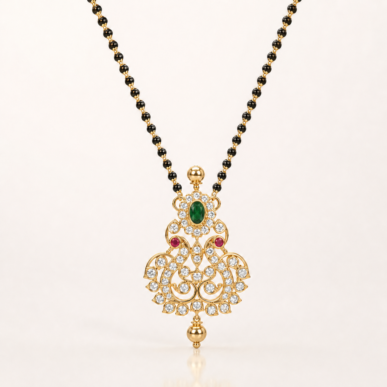 Temple Heritage Mangalsutra Pendant Necklace