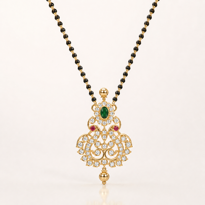 Temple Heritage Mangalsutra Pendant Necklace