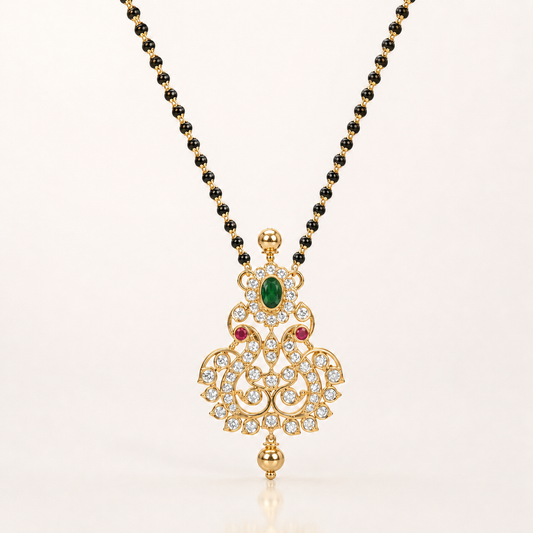 Temple Heritage Mangalsutra Pendant Necklace