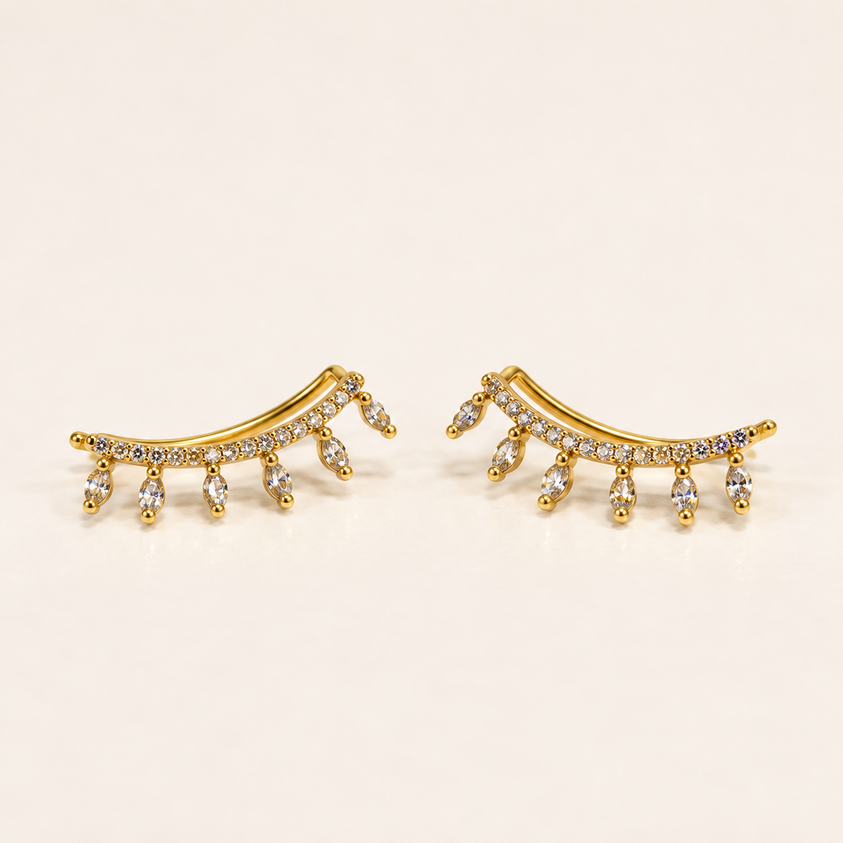 Marquise Drop Ear Cuff