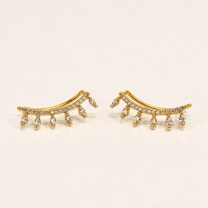 Marquise Drop Ear Cuff