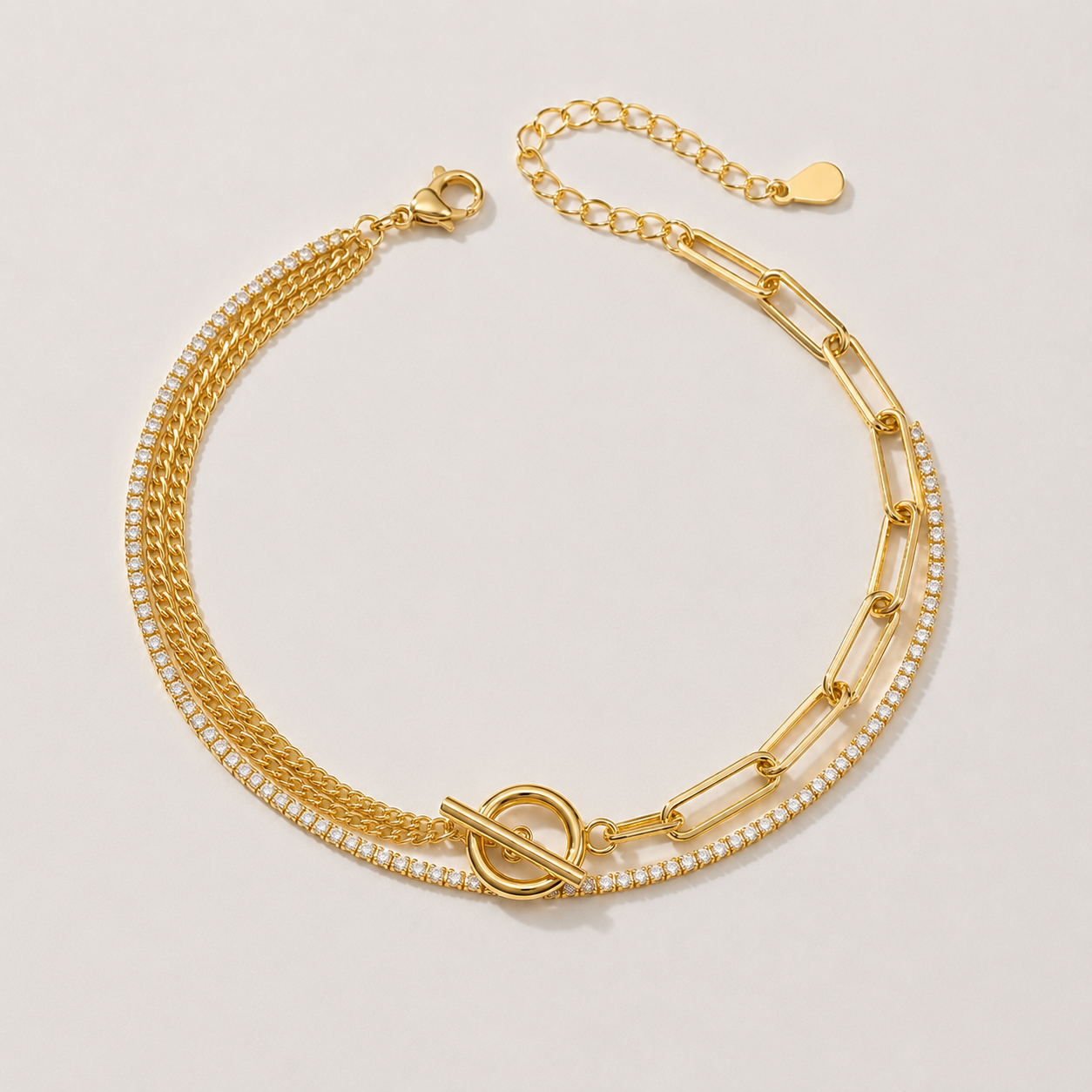 Double Layer Chain Bracelet