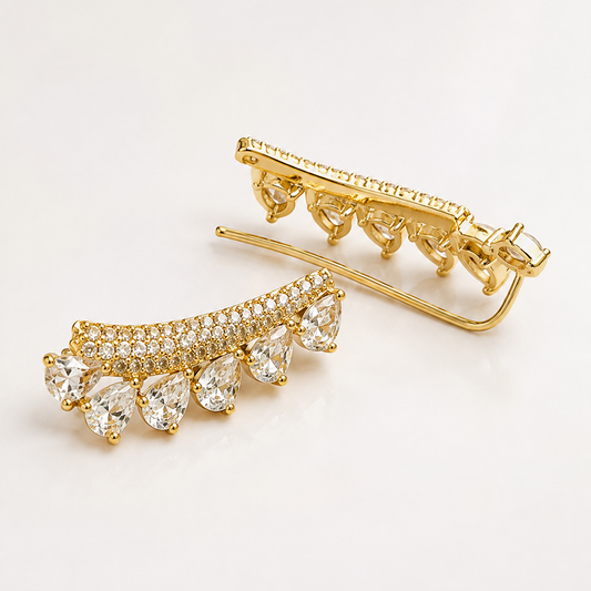 Aveline Crystal Ear Cuff