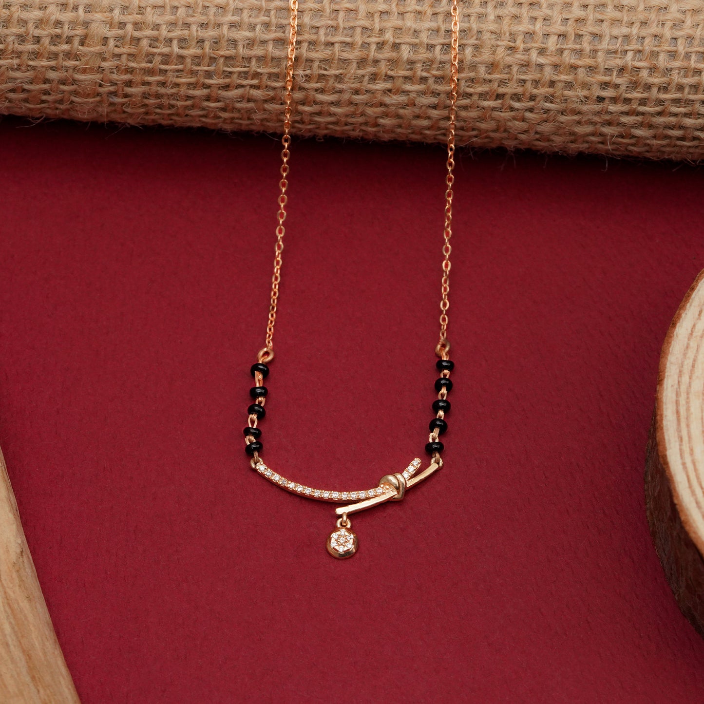 Grace Knot 925 Silver Mangalsutra