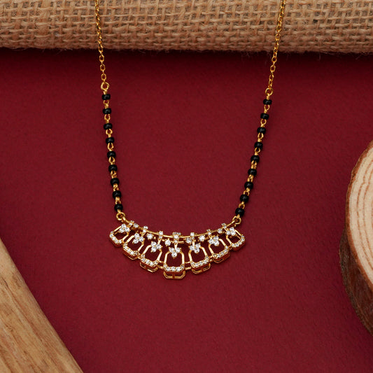 Royal Drop Design 925 Silver Mangalsutra