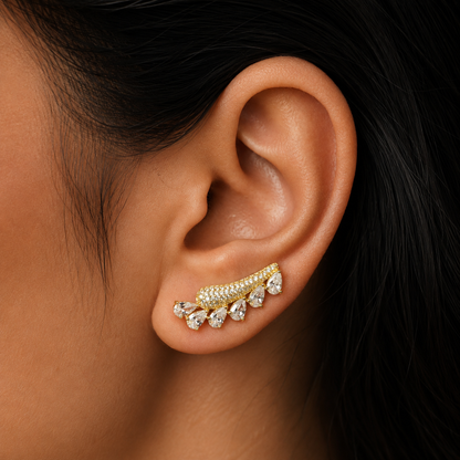 Aveline Crystal Ear Cuff