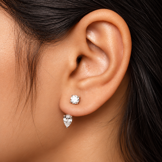Stud to Drop 2-in-1 Earrings