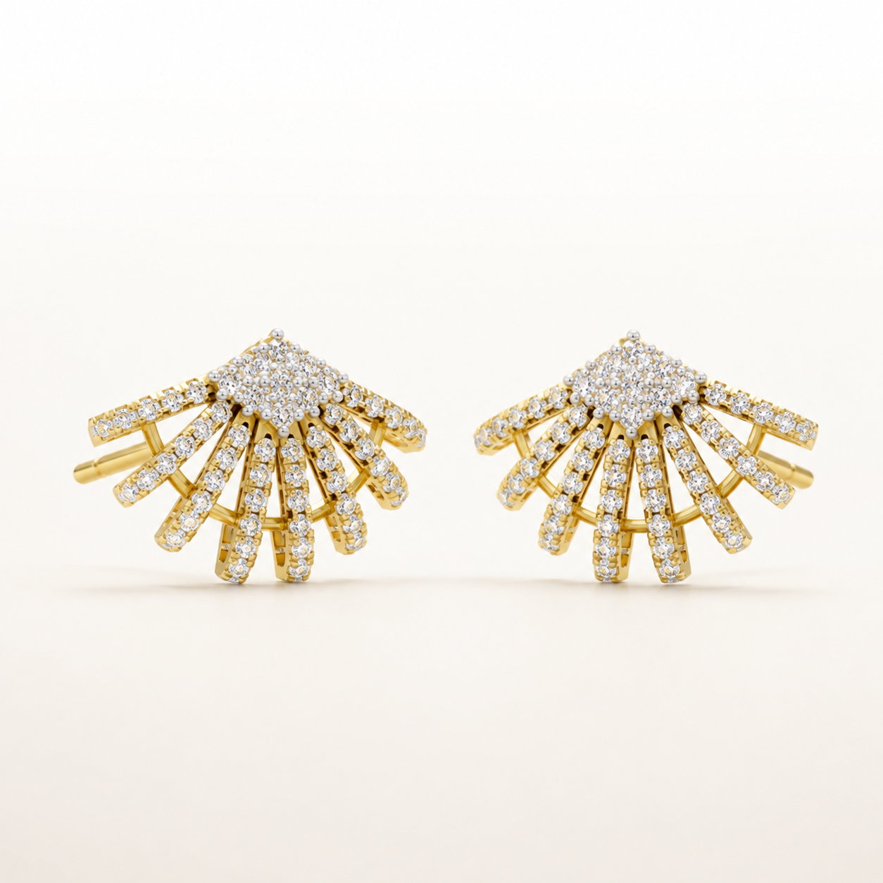 Sunray Diamond Earcuff