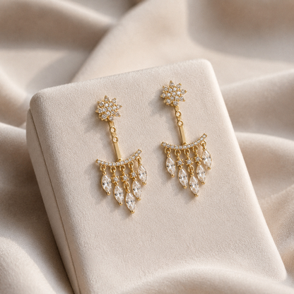 Day-to-Night 2-in-1 Floral Earrings