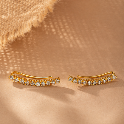 Crystal Line Ear Cuff