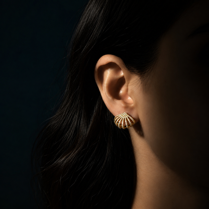 Sunray Diamond Earcuff