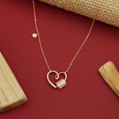 Eternal Harmony Infinity Heart Pendant Necklace