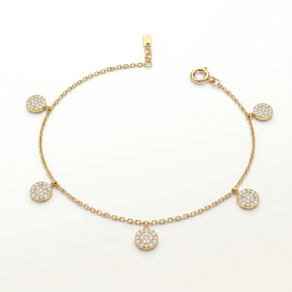 Lustre Halo Drop Bracelet