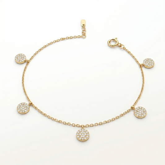 Lustre Halo Drop Bracelet