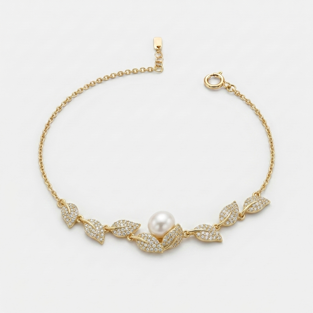 Pearl Vine Elegance Bracelet