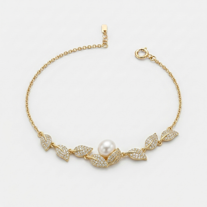 Pearl Vine Elegance Bracelet