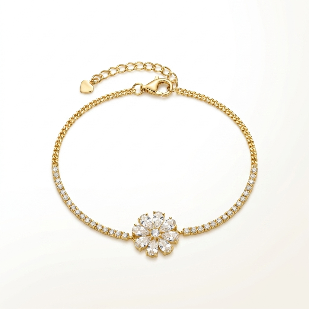 Blossom Shine CZ Bracelet