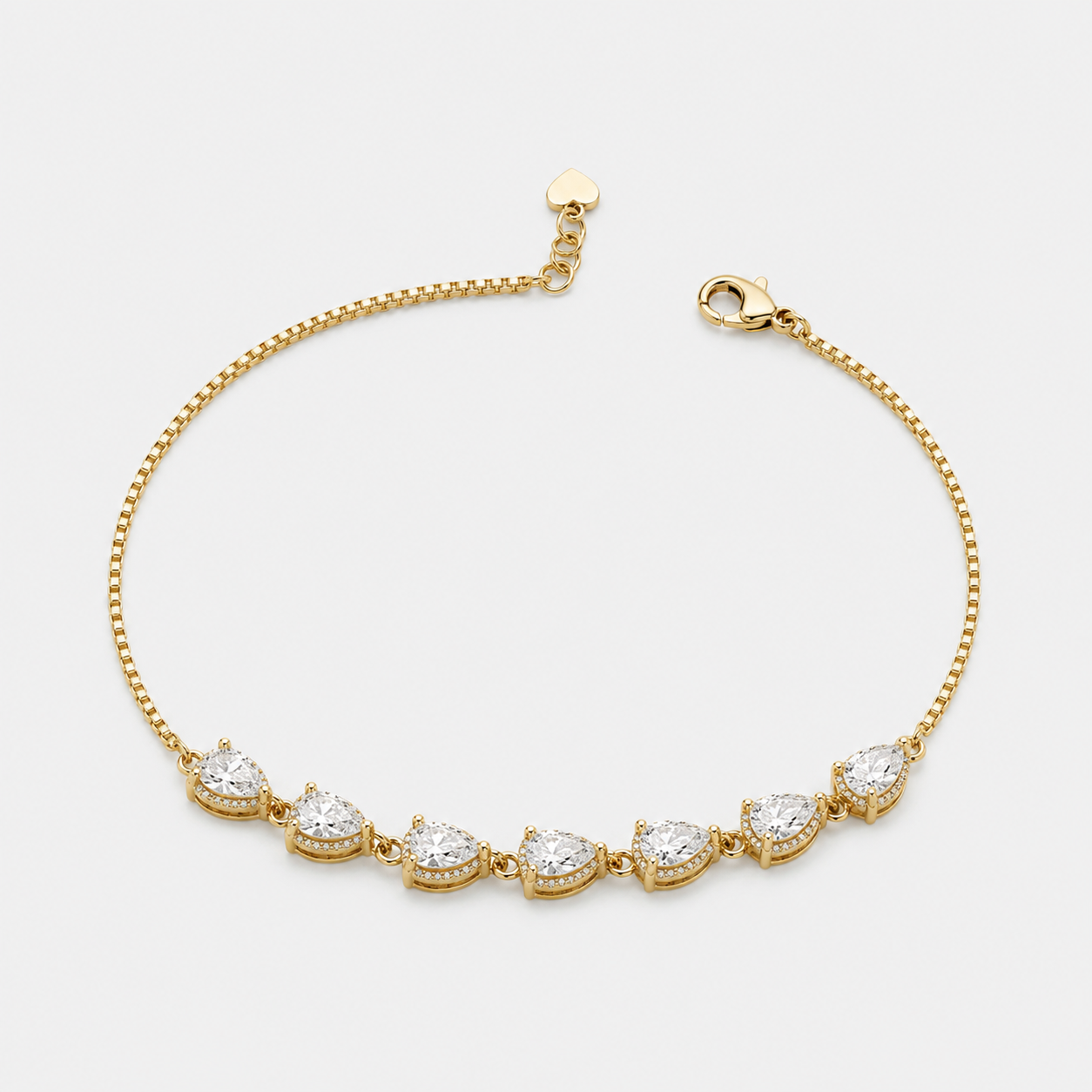 Elysian Teardrop Elegance Bracelet