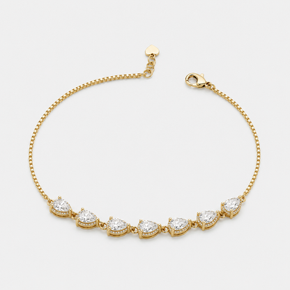 Elysian Teardrop Elegance Bracelet