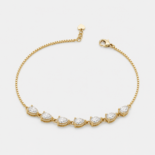 Elysian Teardrop Elegance Bracelet