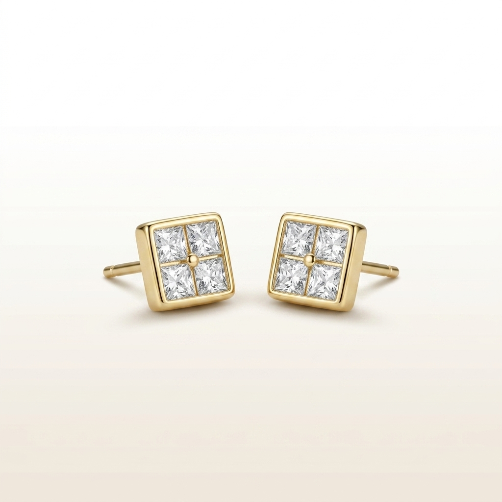 Minimal Luxe Princess Earrings