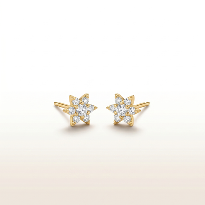 Snowbloom Spark Earrings