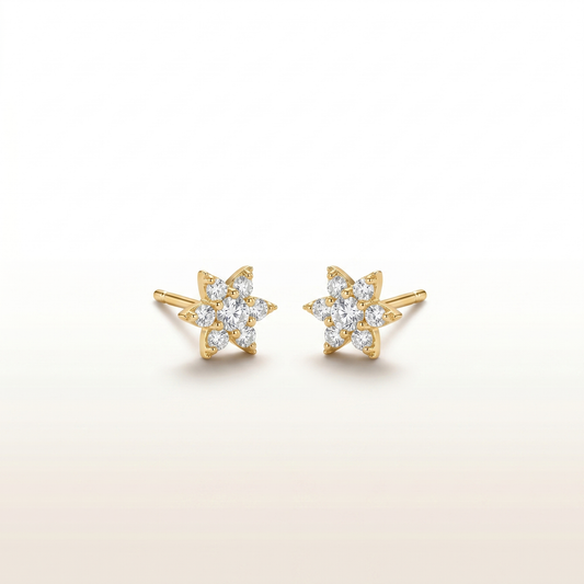 Snowbloom Spark Earrings