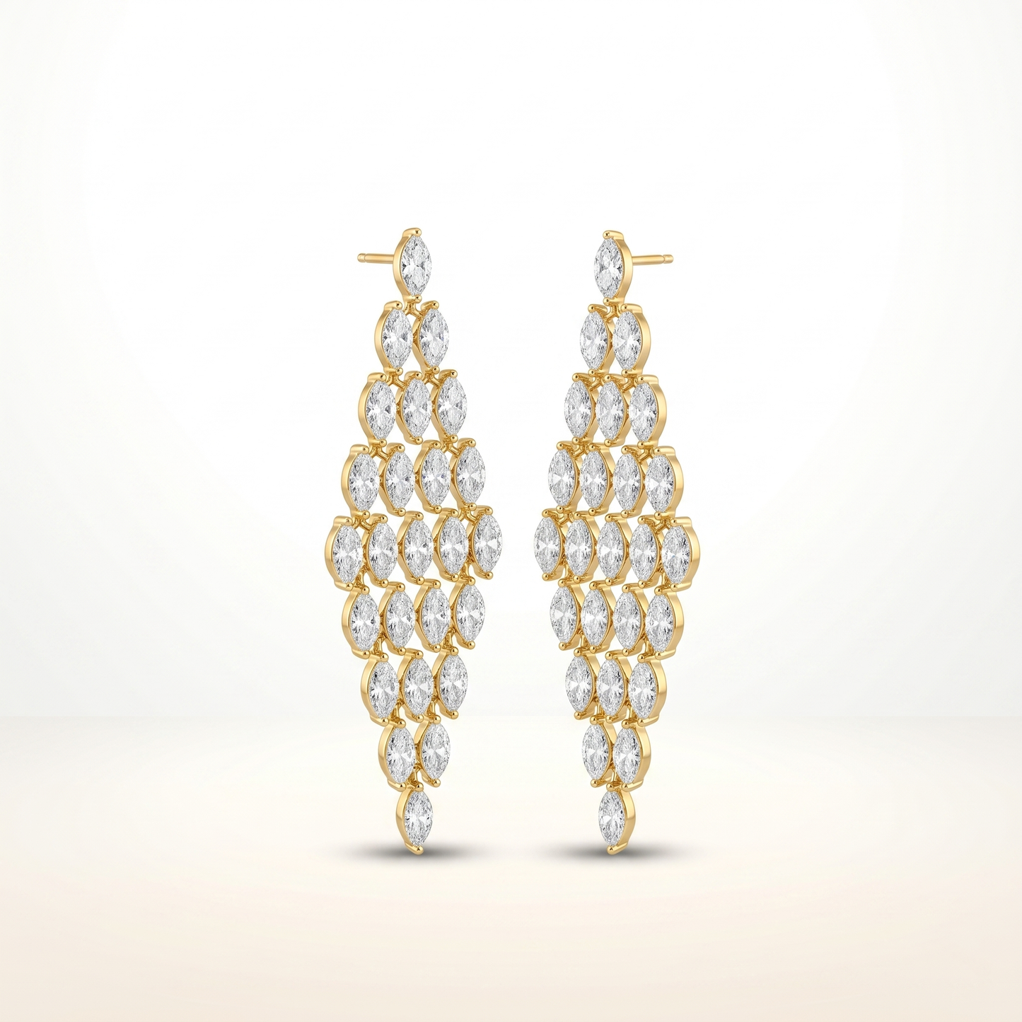 Crystal Cascade Earrings