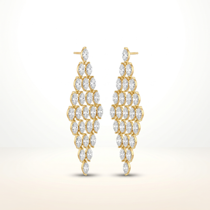 Crystal Cascade Earrings