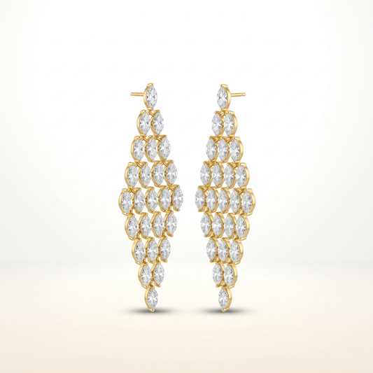 Crystal Cascade Earrings