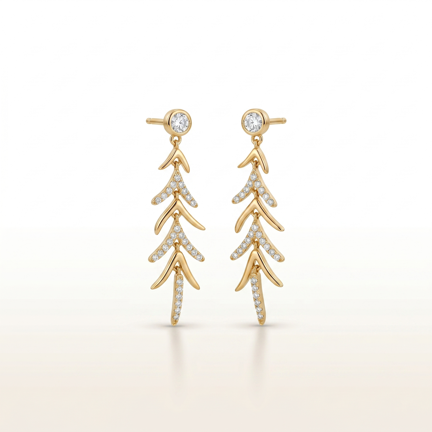 ArrowGlide Drop Earrings