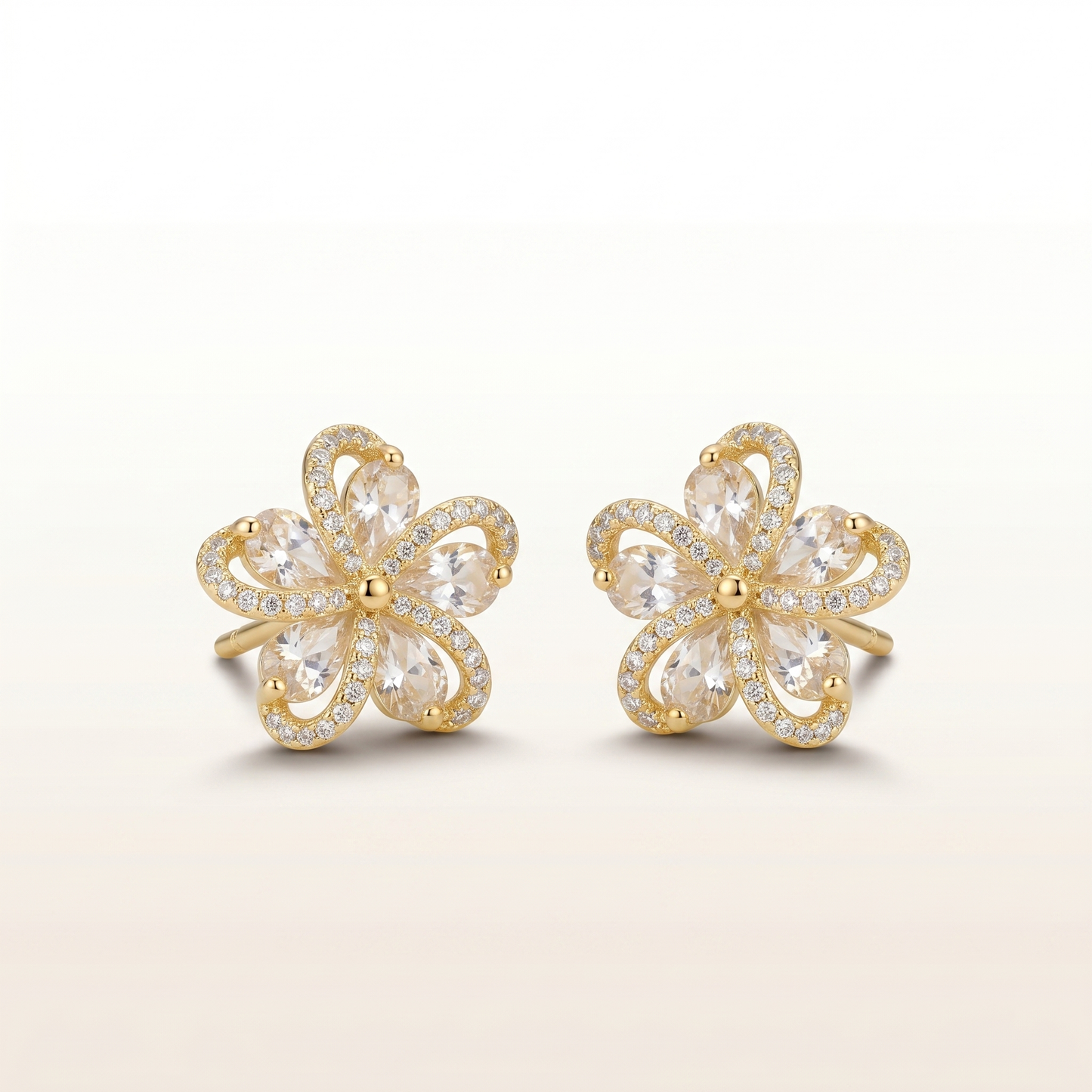 Bloom Grace Floral Stud Earrings