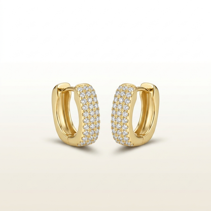 Eterna Sparkle Mini Hoops