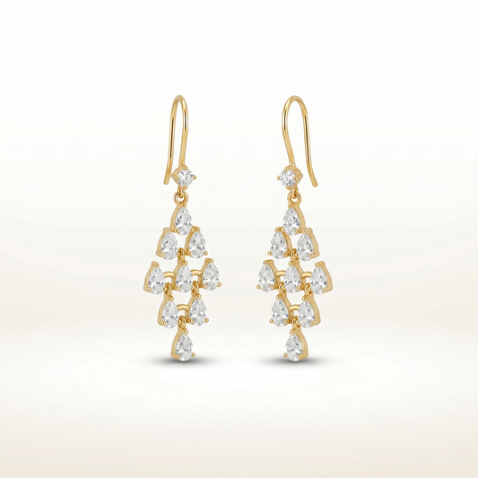 Celeste Drop Cascade Earrings