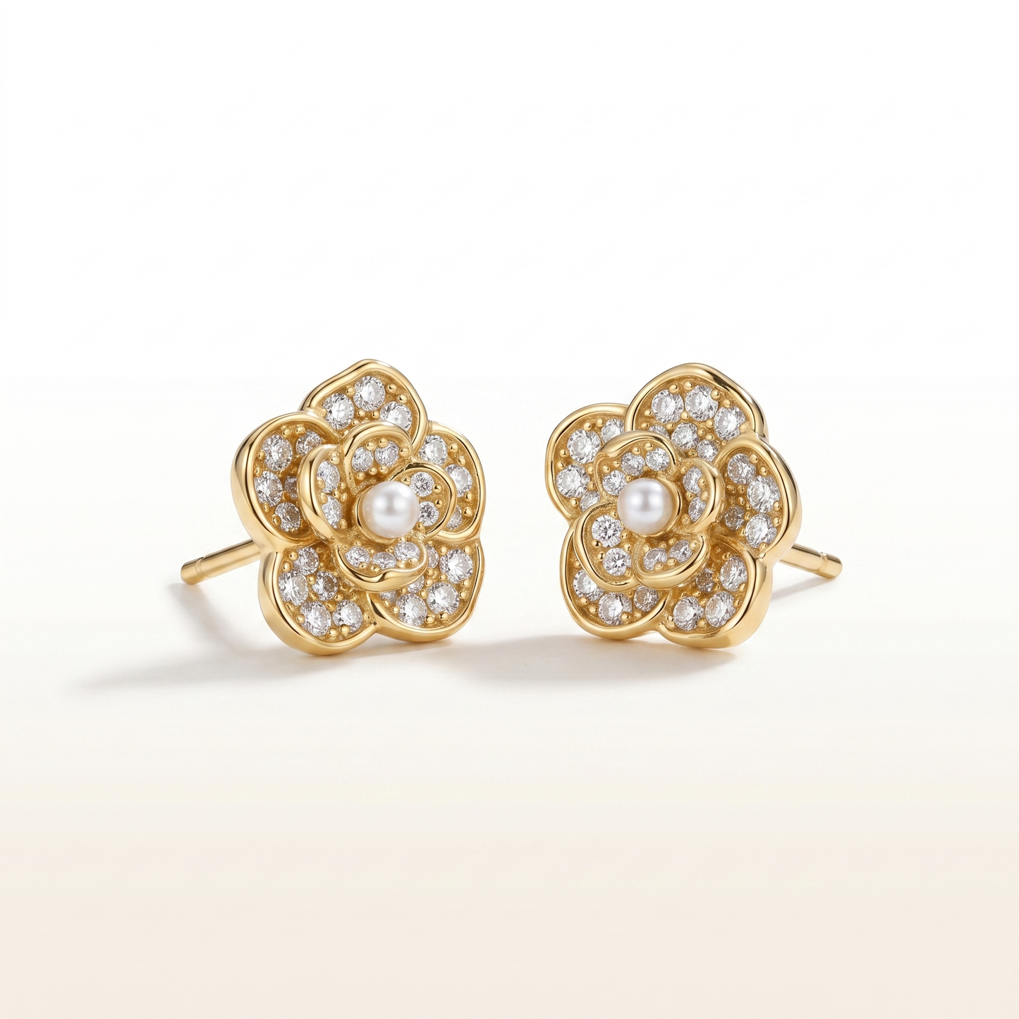 Regal Bloom Stud Earrings