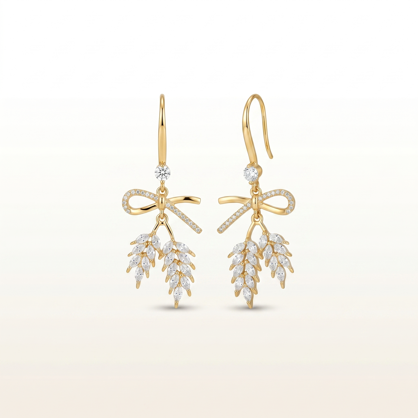 Crystal Vine Drop Earrings